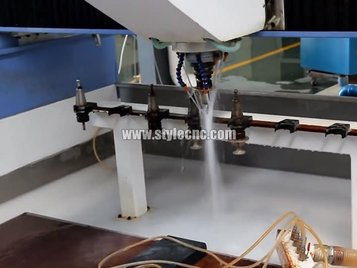 花崗巖和大理石數控石材切割拋光機