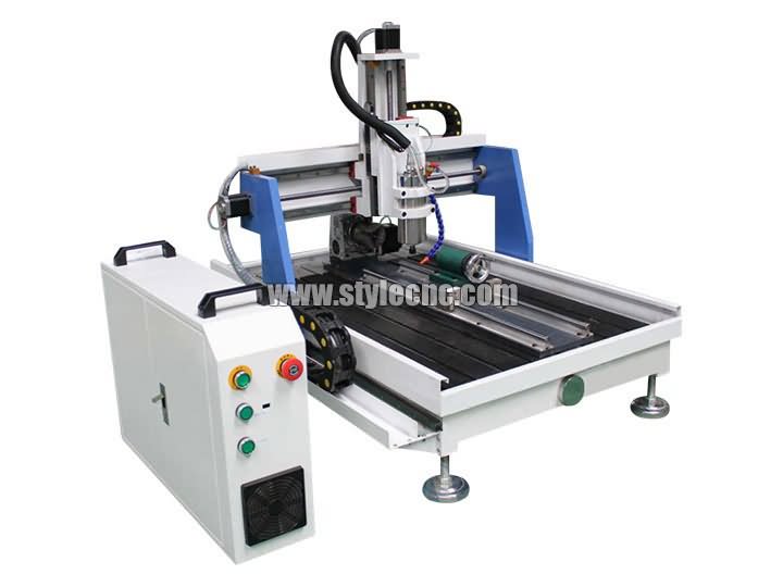 帶第四軸旋轉工作臺的入門級臺式數控雕刻機 帶第四軸旋轉工作臺的入門級臺式數控雕刻機