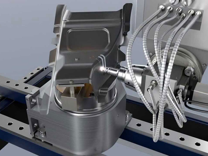 帶氣體輔助的光纖激光切割機