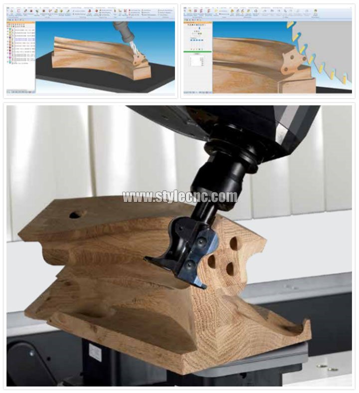 Alphacam 支持具有完全插值五軸頭的雕刻機 Alphacam 支持具有完全插值五軸頭的雕刻機