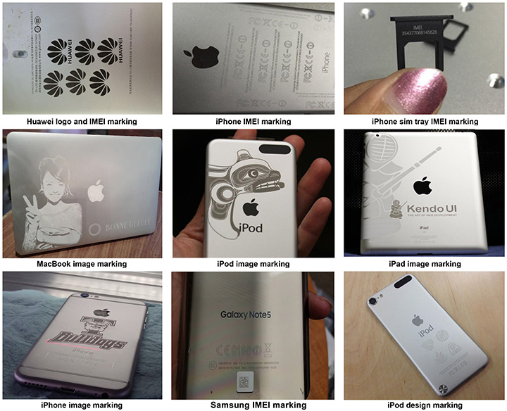 iPhone IMEI 激光雕刻項目 iPhone IMEI 激光雕刻項目
