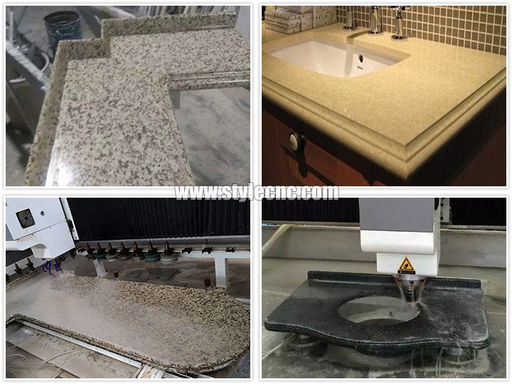 適用于石英、花崗巖、大理石項目的數控石材切割和拋光機