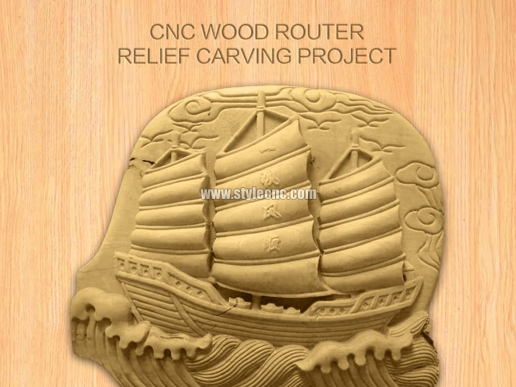 數(shù)控木工雕刻機 3D 浮雕項目