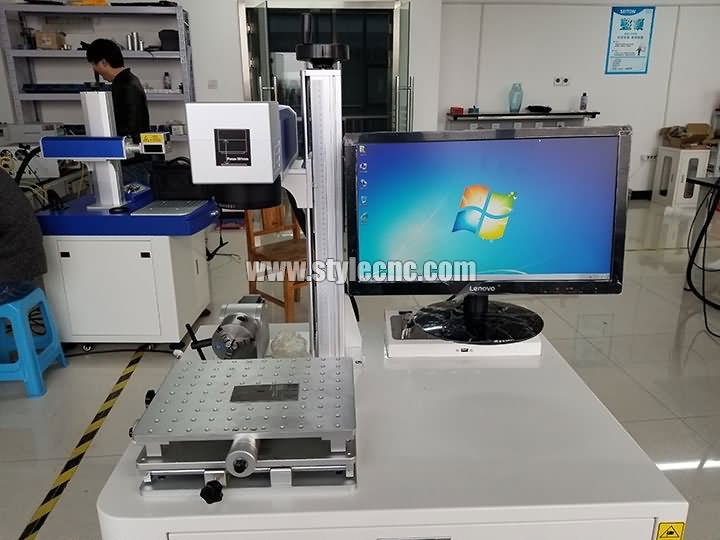 30W MOPA光纖激光打標(biāo)系統(tǒng)發(fā)貨塞爾維亞