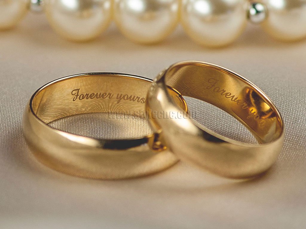 金戒指激光雕刻項目