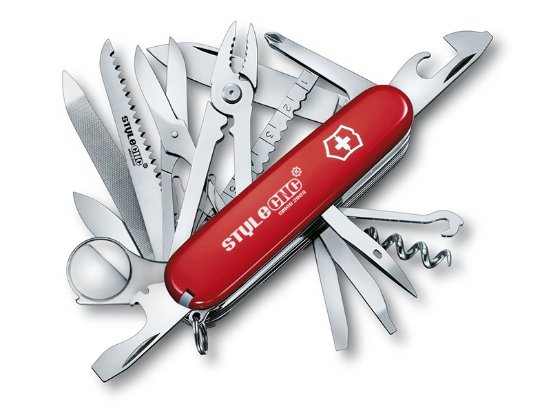 光纖激光雕刻瑞士軍刀