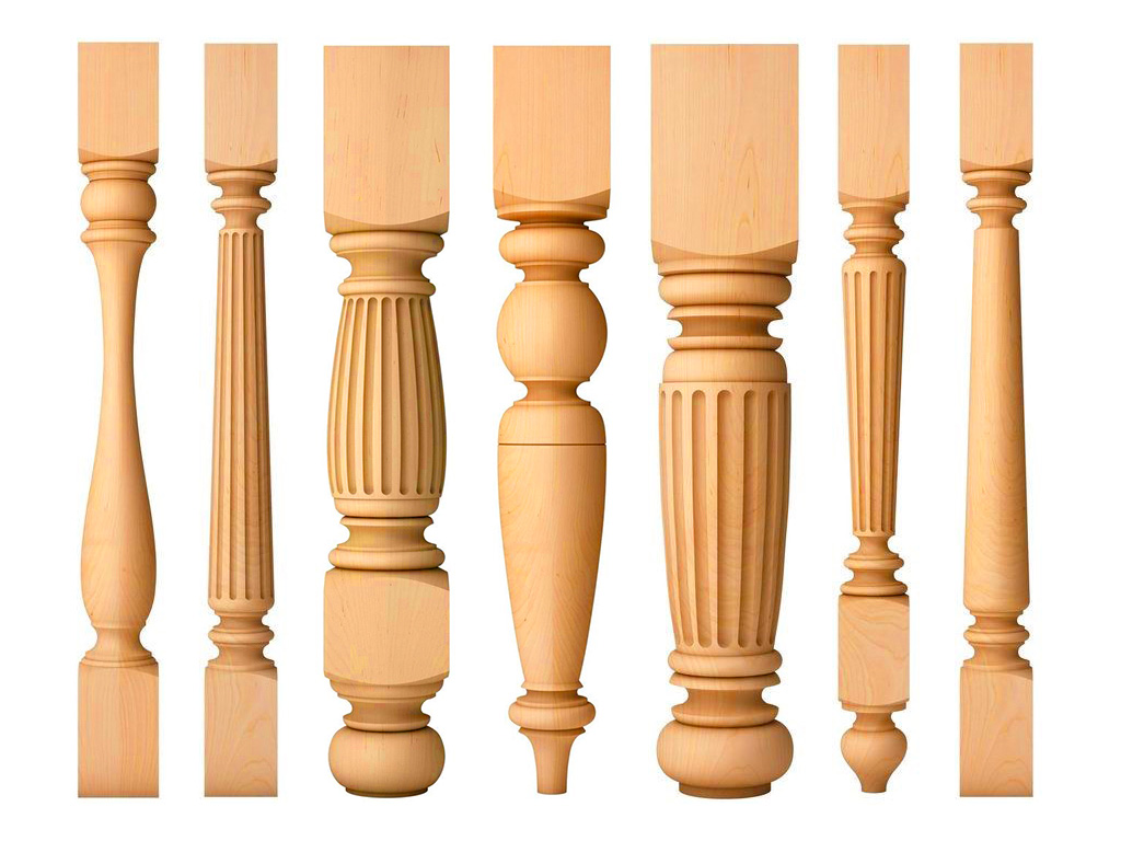 用于桌腿和樓梯欄桿的工業數控木工車床