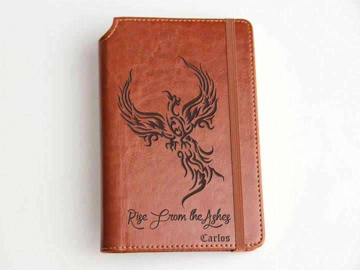 激光雕刻真皮日記本 激光雕刻真皮日記本