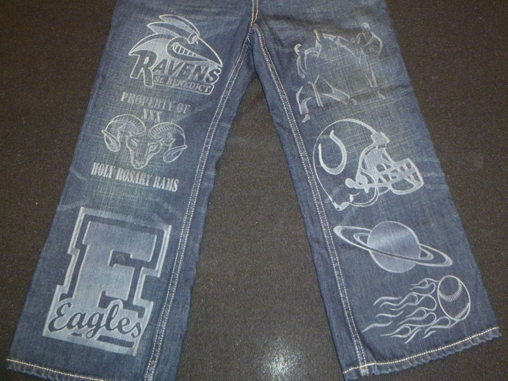 激光雕刻牛仔褲項目 激光雕刻牛仔褲項目