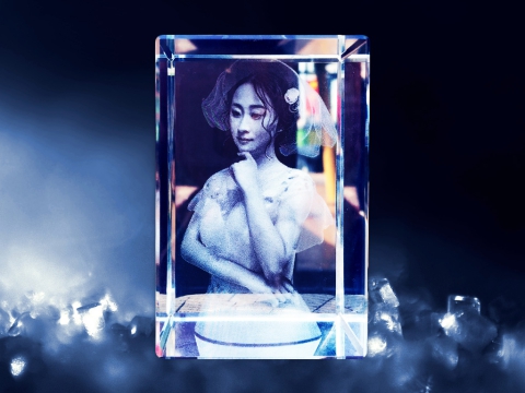 紫外激光雕刻和蝕刻 3D 水晶項目與計劃 紫外激光雕刻和蝕刻 3D 水晶項目與計劃