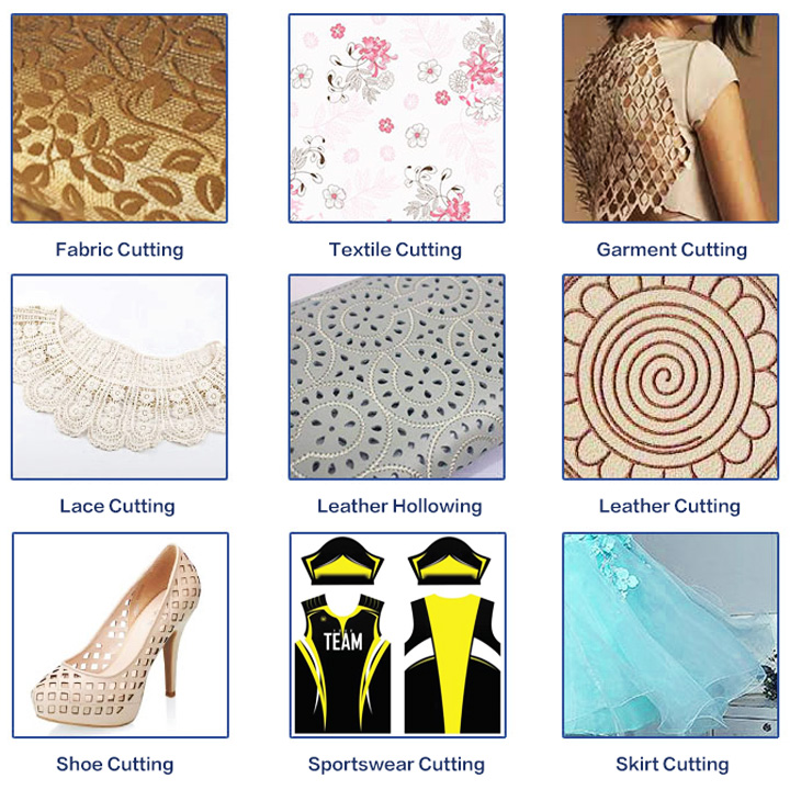 自動化項目 CO2 帶滾輪臺的服裝、服飾、服飾激光切割機