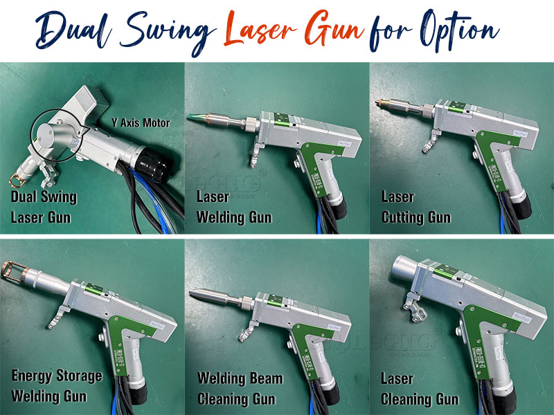雙擺激光焊接、清洗、切割槍