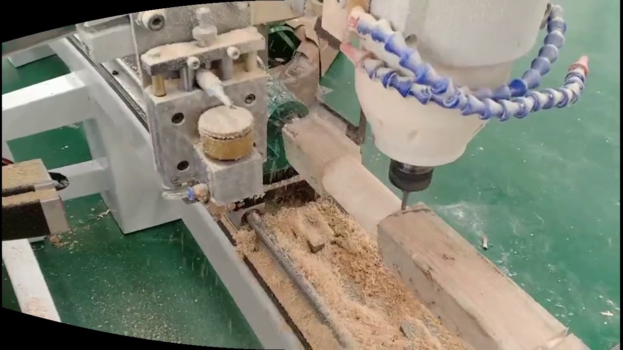 新西蘭全新帶旋轉第四軸的數控雕刻機機