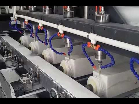 多頭 3D 大理石柱數控石材雕刻機 多頭 3D 大理石柱數控石材雕刻機