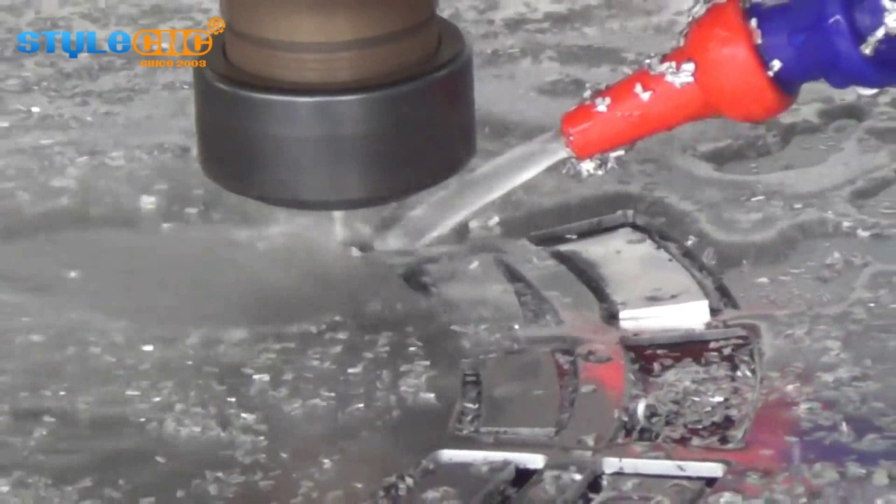 用于鋁切割樣品的數控雕刻機